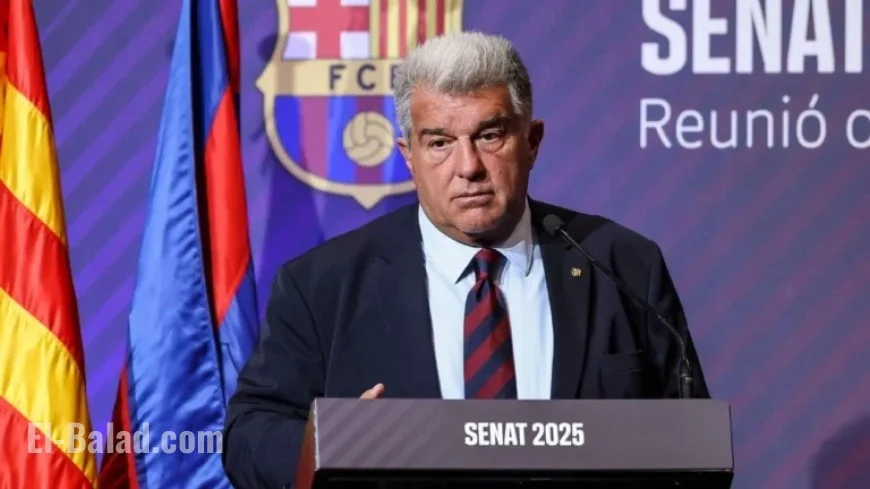 UEFA Considered Banning Barcelona from Champions League, Reveals Laporta