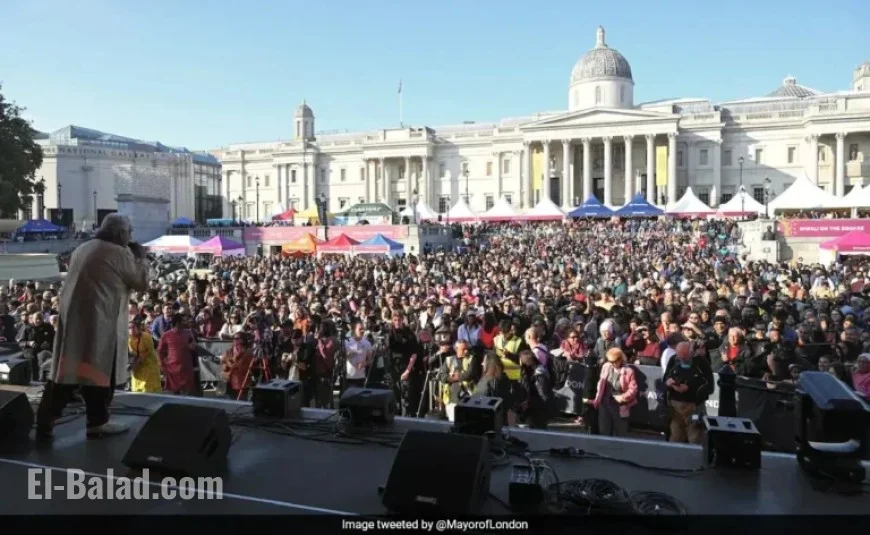 Diwali Festivities Illuminate Trafalgar Square, Mayor Sadiq Khan Shares Highlights