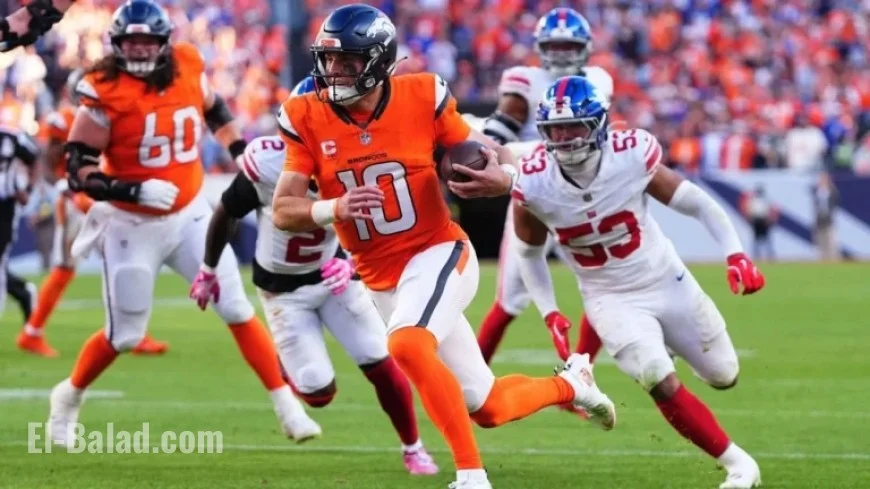 Broncos’ Stunning Rally: Overcome 19-0 Deficit to Defeat Giants