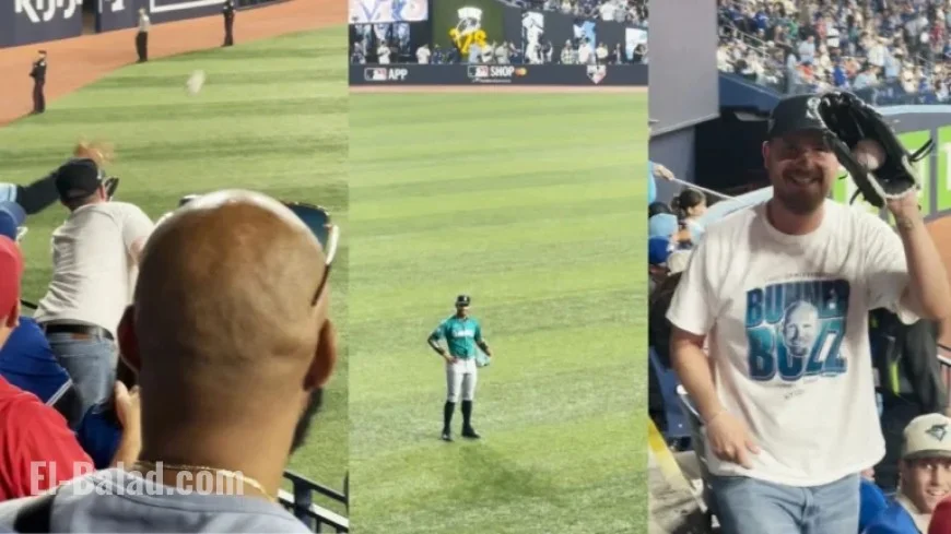 Julio Rodriguez’s Steely Gaze Secures Game Ball for Seattle Fan