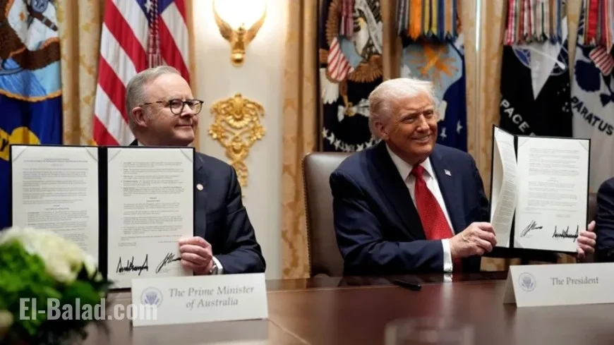Trump and Australian PM Forge $8.5B Critical Minerals Pact to Counter China