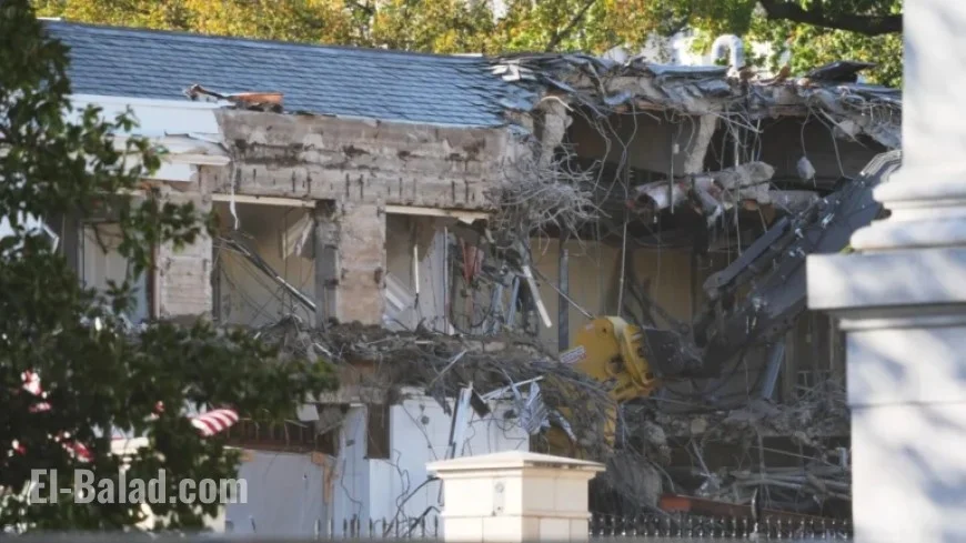 Trump Transforms White House with New Ballroom Construction