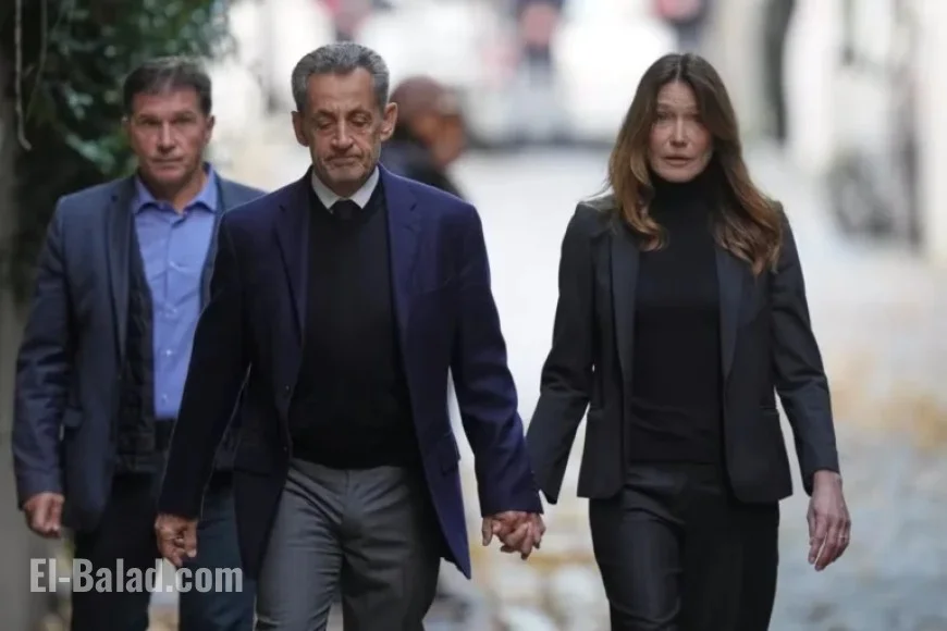 Nicolas Sarkozy Leaves Home for Santé Prison