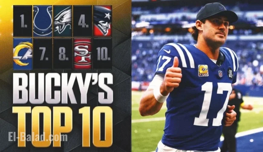 NFL Power Rankings: Colts, Eagles Surge; Bills Fall; 4 Teams Enter Top 10
