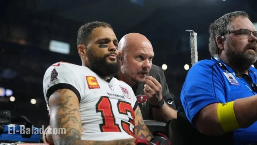 Lions Triumph Over Bucs; Receiver Mike Evans Suffers Clavicle Fracture