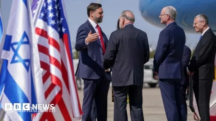 Vance Declares Gaza Ceasefire Stable Despite Recent Weekend Violence in Israel Visit