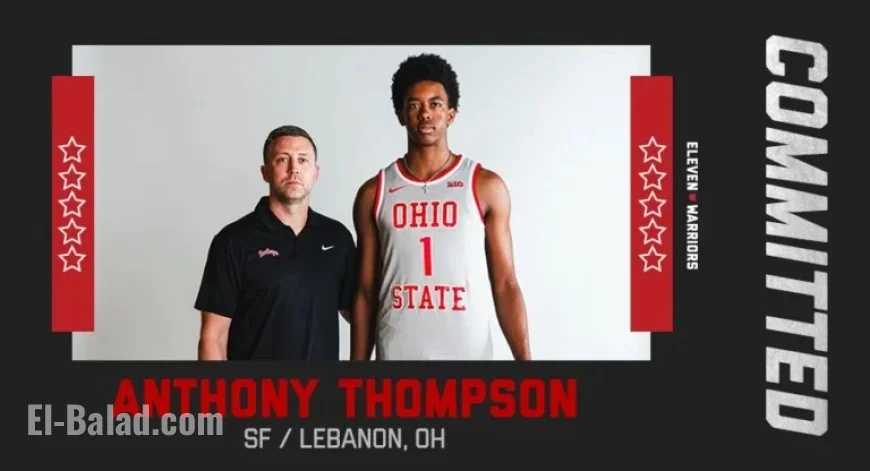 Top Prospect Anthony Thompson, Elite Small Forward, Commits to Ohio State 2026