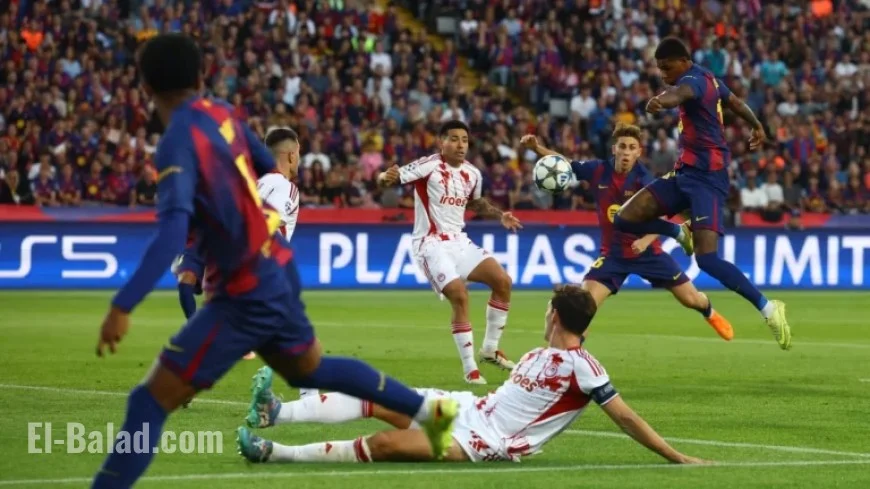 Live Updates: Barcelona vs Olympiacos in Champions League