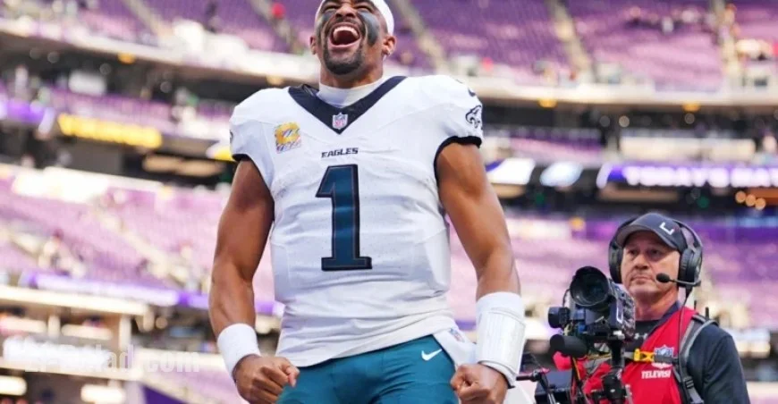 Jalen Hurts Sets Eagles Record for Highest Passer Rating in 7 Games