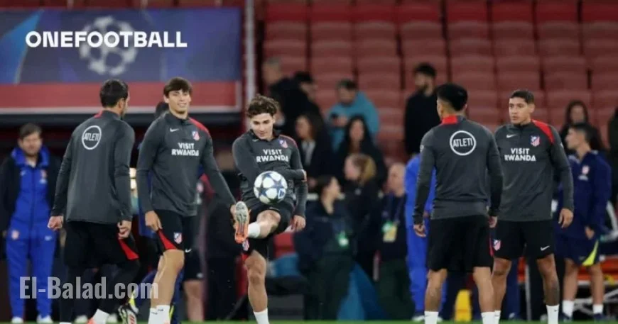 Atlético Finalizes Preparations Ahead of Champions League Clash with Arsenal