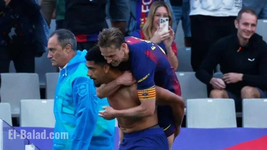 Araujo’s Joy: Barcelona Teammates Tease His Position Against Girona