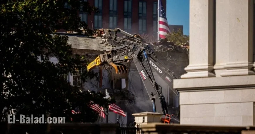 Trump Demolishes White House East Wing Offices, Sources Reveal