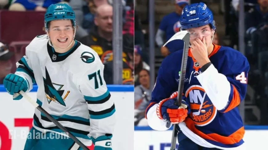 Sharks vs. Islanders: Celebrini, Schaefer Face Off as Top Draft Picks