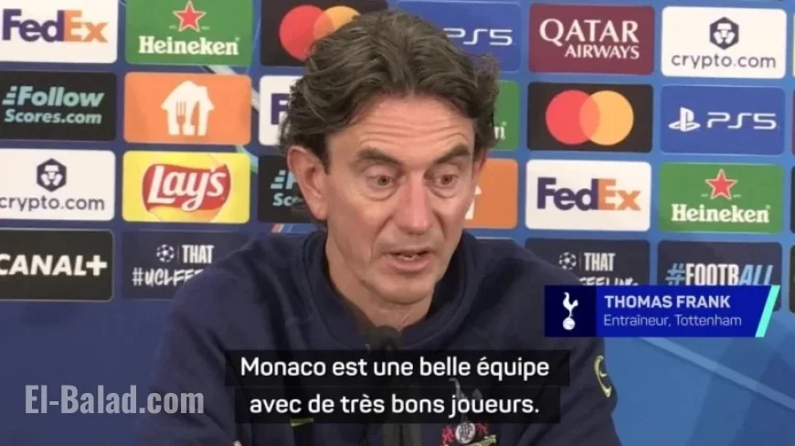 Frank Praises Monaco as a Highly Talented Team in Champions League