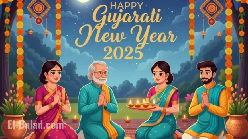 Gujarati New Year 2025: 51 Wishes, Messages & Images for Nutan Varsh