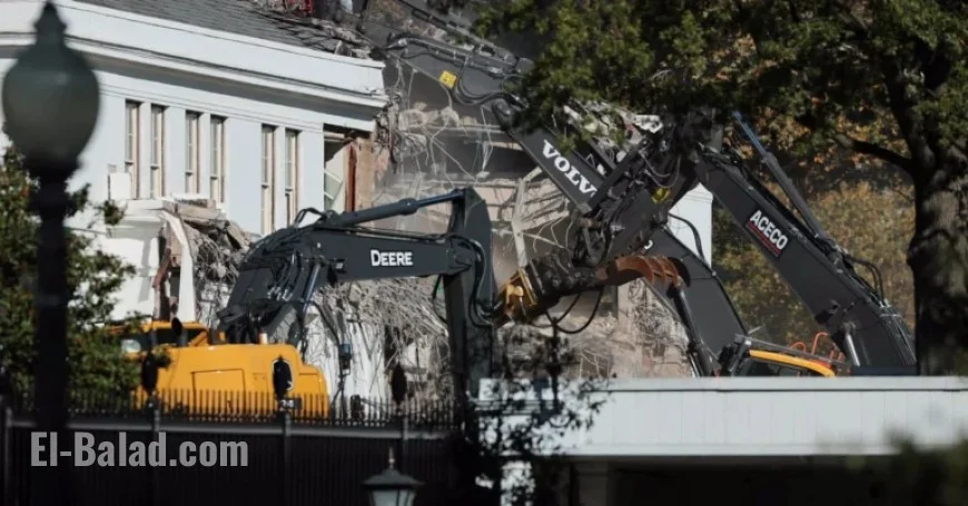 White House Submits Ballroom Plans Amid Ongoing Demolition Efforts
