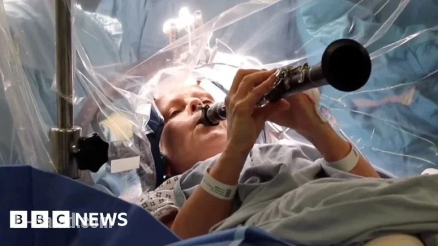 Parkinson’s Patient Plays Clarinet During Brain Surgery