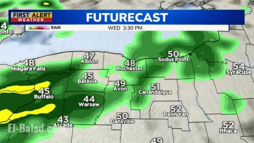 Cool Breezes and Lake Effect Rain Forecast This Week