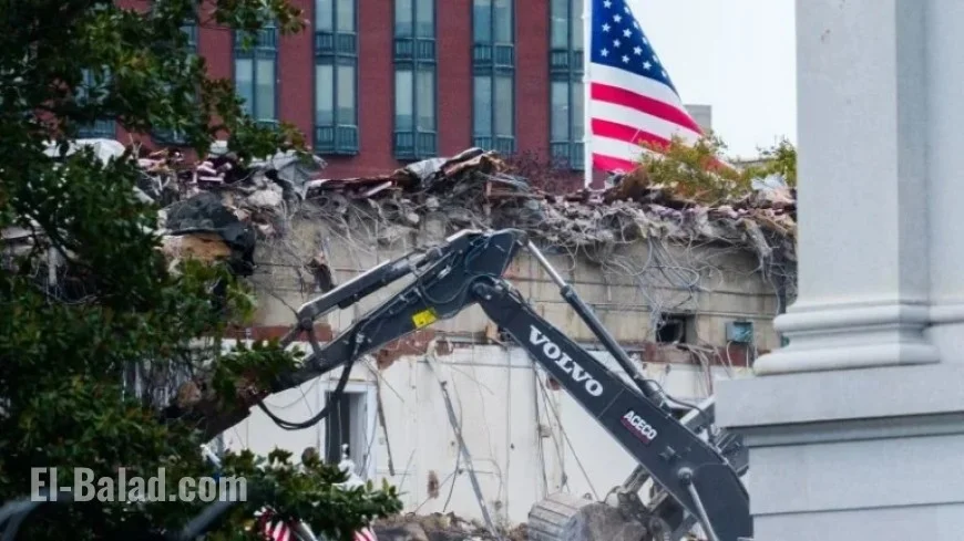 Historic Group Seeks Halt on East Wing Demolition for Trump’s Ballroom