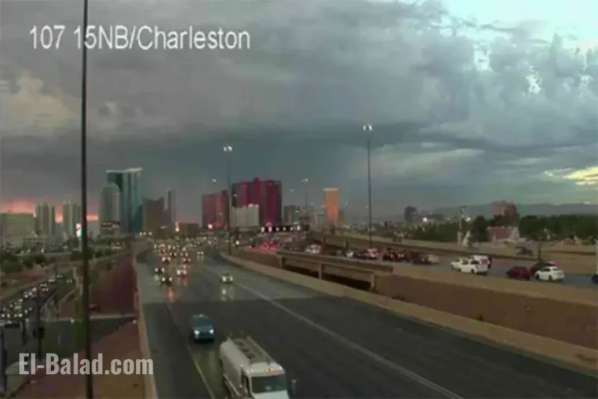 Light Rain Showers Reported in Las Vegas Valley
