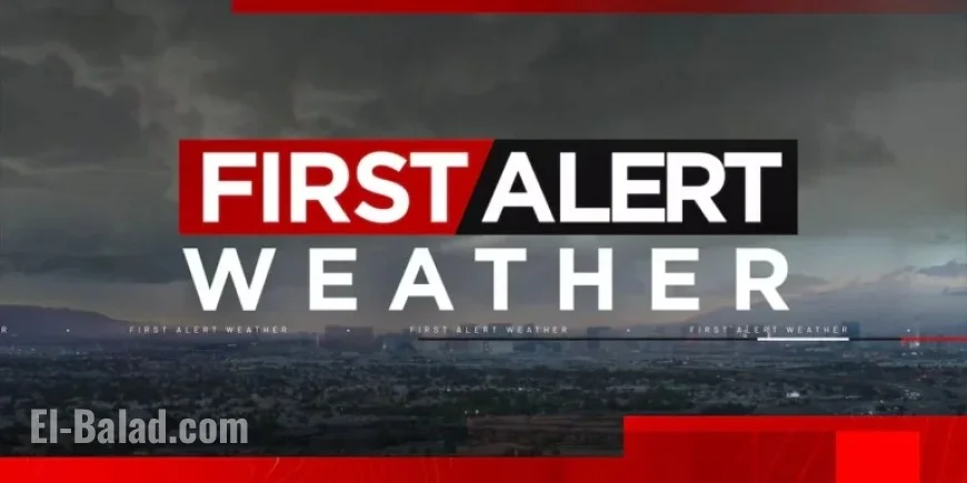 Early Wednesday Thunderstorms and Showers Hit Las Vegas