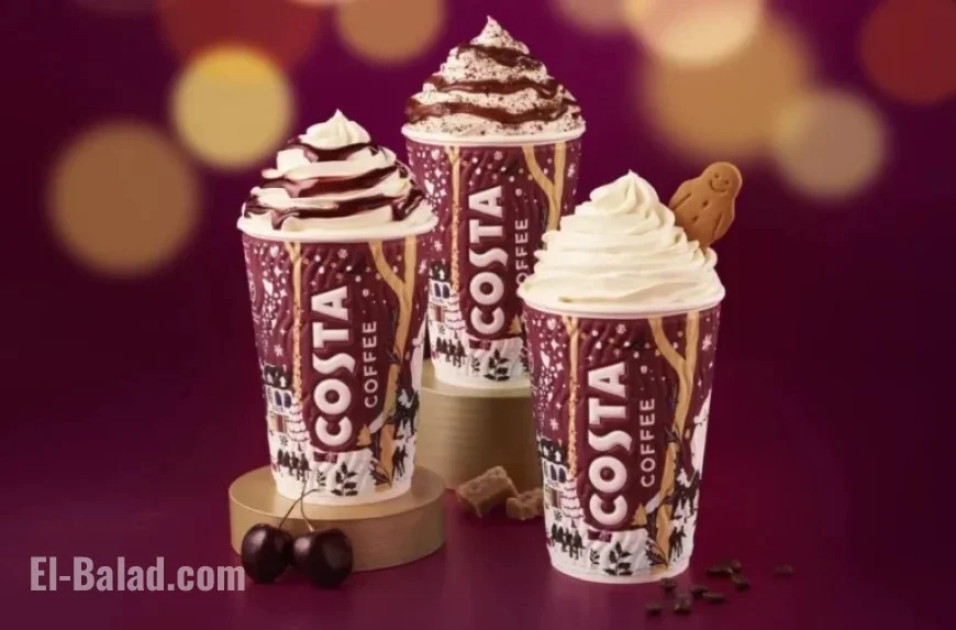 Costa Coffee Unveils Christmas Menu on October 24, 2025