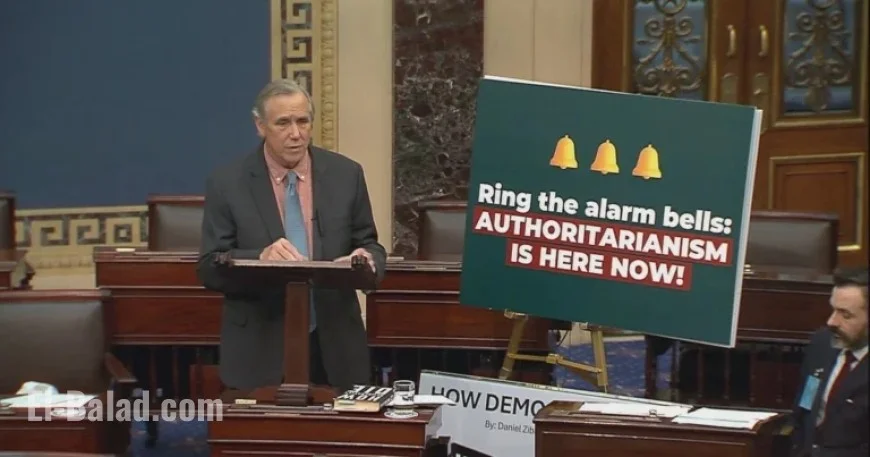 Sen. Jeff Merkley Leads Marathon Senate Speech Opposing Trump Policies