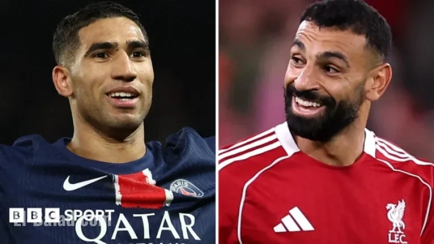 Achraf Hakimi, Mohamed Salah Headline 2025 African Player of the Year Shortlist
