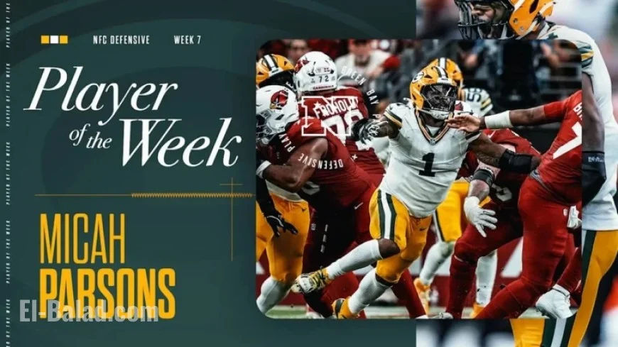 Micah Parsons Secures NFC Defensive Player of the Week Honors
