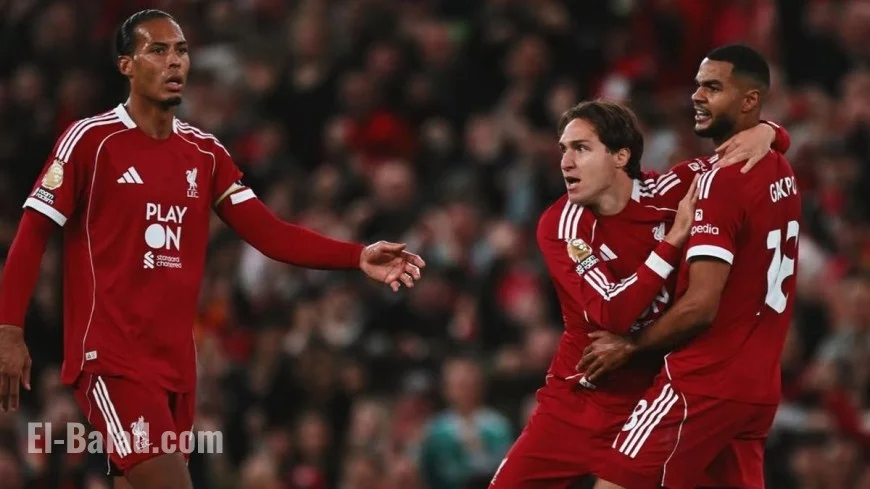 eintracht francfort – liverpool : démarrage nerveux au Deutsche Bank Park, les Reds pressent haut
