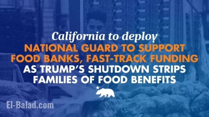 California Mobilizes National Guard for Food Banks Amid Shutdown’s Impact on Families