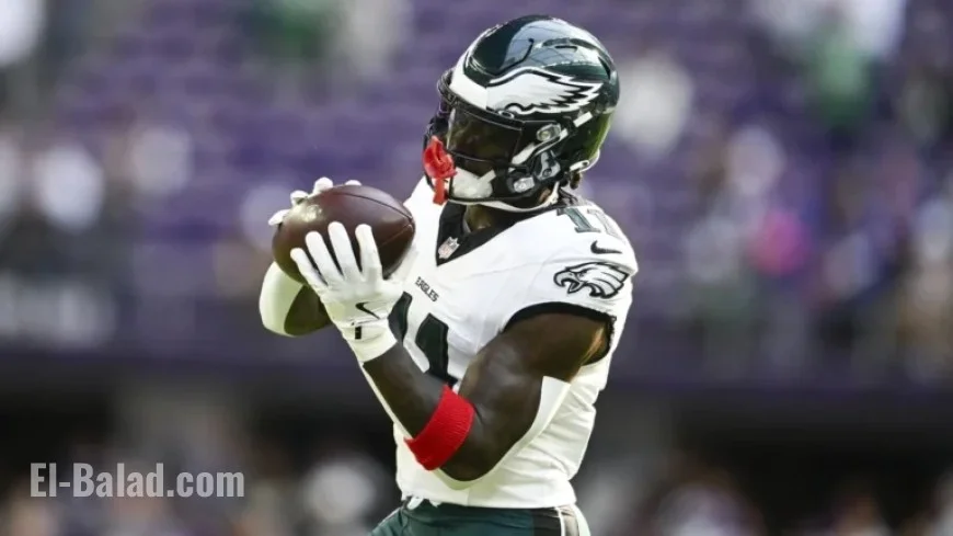 A.J. Brown Skips Wednesday Practice Due to Hamstring Injury
