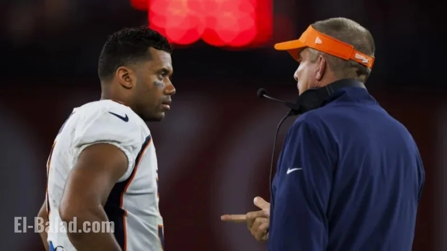 Sean Payton Clarifies Jaxson Dart Remarks: Not Targeted at Russell Wilson