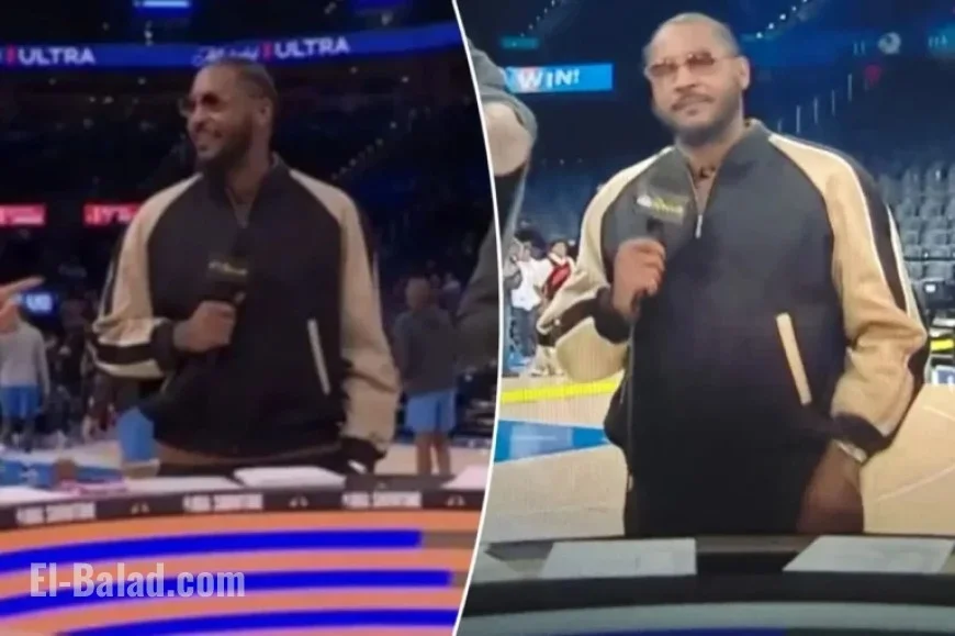 Carmelo Anthony’s Outfit Criticized During NBC TV Debut