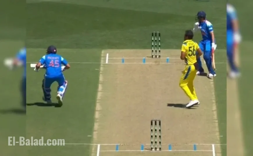 Rohit Sharma Evades Run-Out, Impresses with Athleticism in 2nd Australia ODI