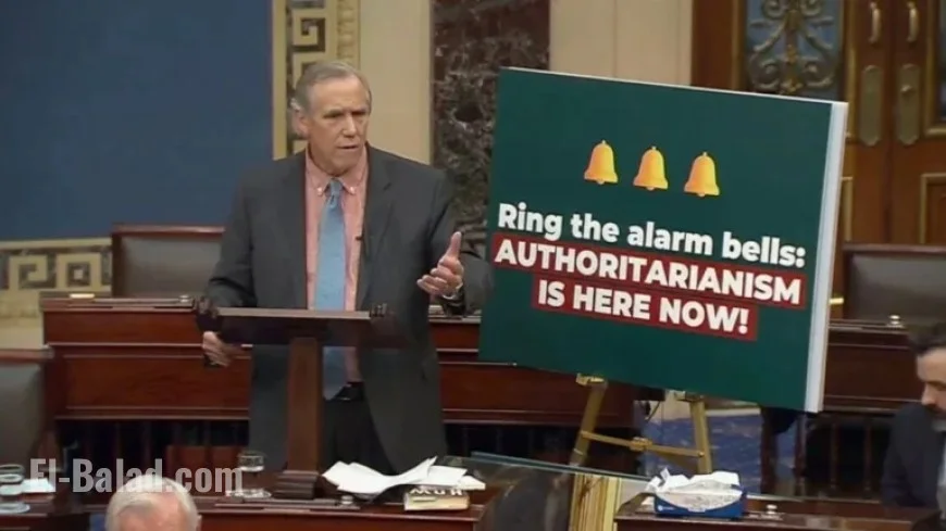 Senator Merkley Protests Shutdown with 22-Hour Speech Against Trump