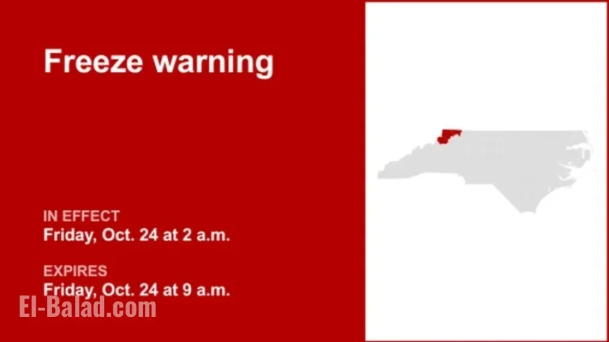 NC High Country to Experience Friday Freeze Warning