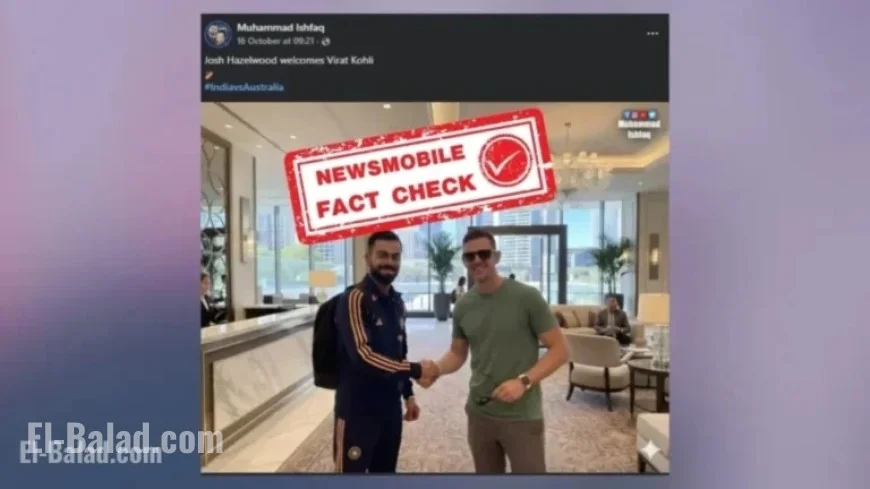 AI-Created Image Misrepresents Josh Hazlewood Greeting Virat Kohli
