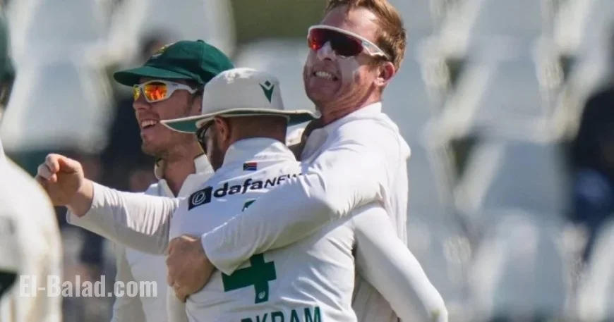 South Africa Dominates Pakistan, Wins by 8 Wickets to Even Test Series