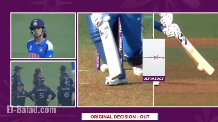 Smriti Mandhana Reverses Decision After Replay Confirms Edge