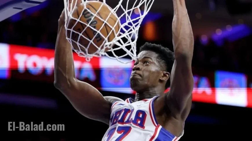 VJ Edgecombe Sets NBA Record, Surpassing LeBron in 76ers Debut