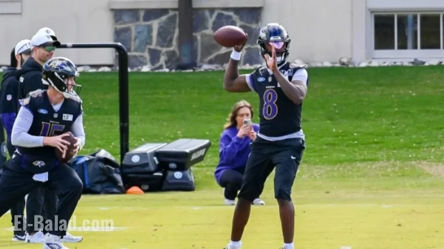 Lamar Jackson Returns to Practice Thursday
