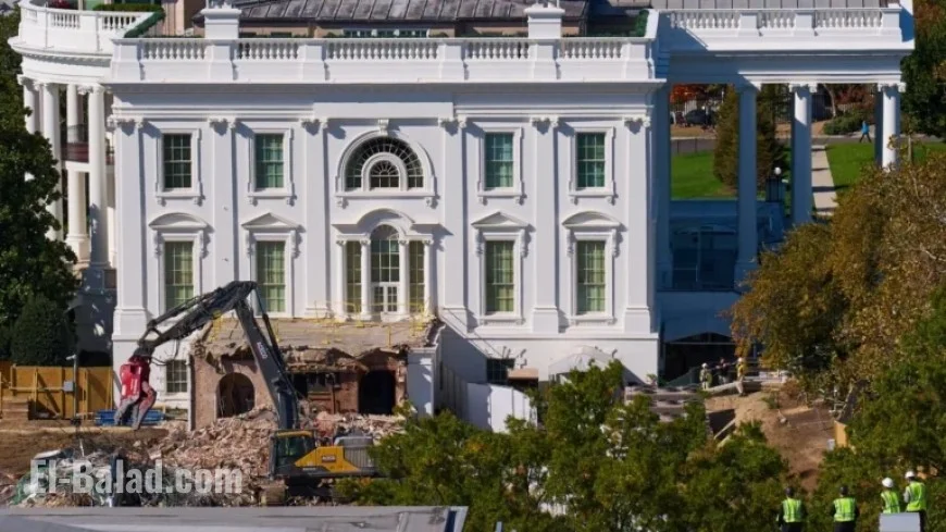 White House East Wing Demolition Captured in AP Photos