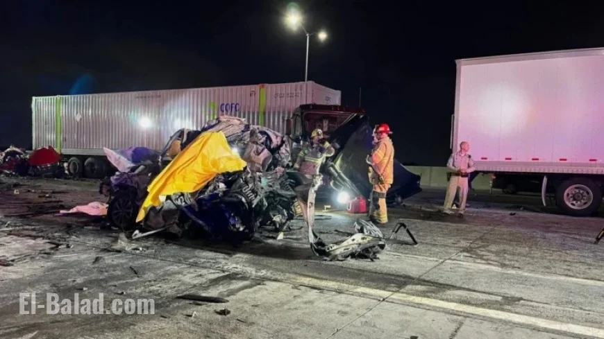 Semitrailer Driver Charged in Fatal California Crash Involving Illegal Immigrants