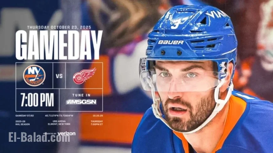 Islanders Face Red Wings in Exciting Game Preview