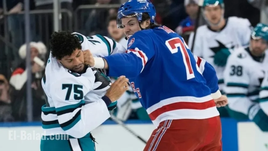 Matt Rempe and Ryan Reaves Engage in Classic Hockey Fight