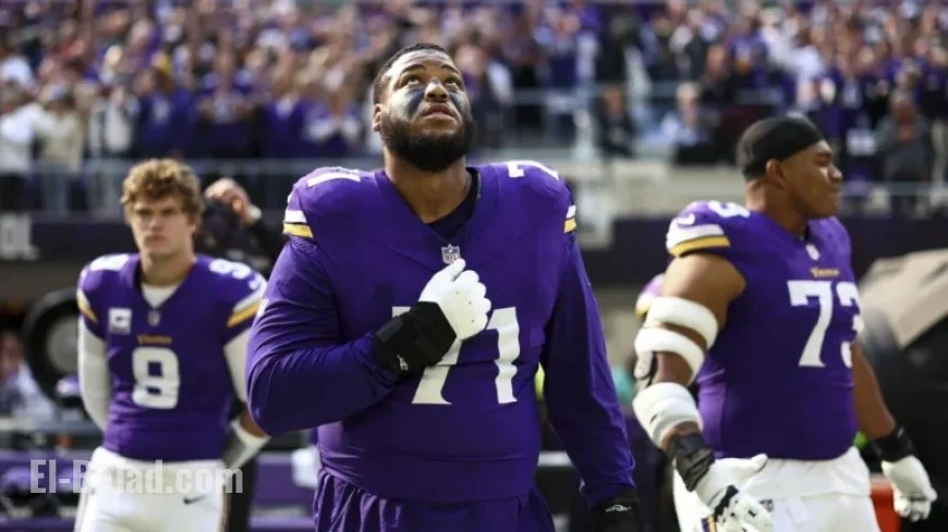 Christian Darrisaw Active, Brian O’Neill Out for Thursday Night Football