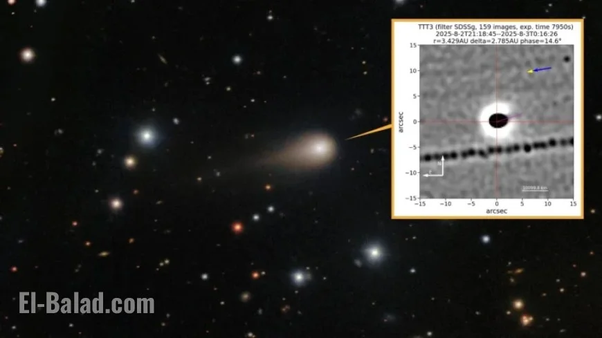 New Images Capture Interstellar Object 3I/ATLAS Firing Giant Jet Toward Sun