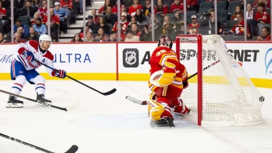 Matheson Scores OT Winner as Canadiens Defeat Flames