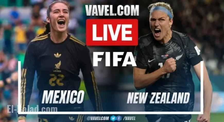 Mexico Leads 1-0 in Live Match Against New Zealand
